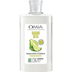 Omia, Bagno Seta EcoBio al Bergamotto di Calabria, Bagnoschiuma Energizzante, Rende la Pelle Luminosa e Idratata, Dermatologicamente Testato, Flacone da 400 ml