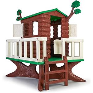 FEBER - House on The Tree, Casetta per bambini da giardino, casetta a forma di albero con cui giocare, con balconcino ideale per bambini dai 3 anni in su Famosa,(800013533)