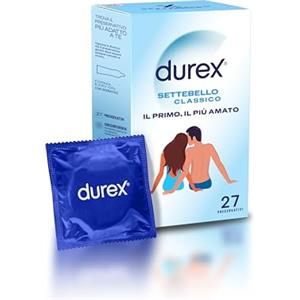 Durex Settebello Classico, Preservativi Classici, 27 Profilattici