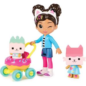 Gabby's Dollhouse, Set di Personaggi dell'Asilo Gatto-Orecchio, Giocattoli a Sorpresa e Accessori per la Casa delle Bambole, Giocattoli per Bambine e Bambini, 3+ Anni