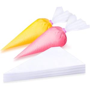 HOTUT sac à Poche, 180 Pezzi sac a Poche USA e Getta, sac a Poche Professionali, Sacchetti per Decorare Torte Pasticceria Accessori, Sacchetti di Monouso per Forniture per Decorare Torte di Biscotti