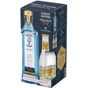 Bombay Sapphire Box Bombay Premier Cru e Indian Tonic Fever Tree 0,7 l