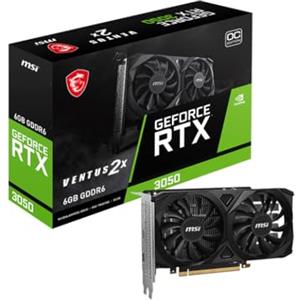 MSI GeForce RTX 3050 VENTUS 2X 6G OC (6GB GDDR6/PCI Express 4.0/1492MHz/14000MHz)