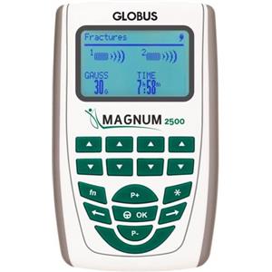Globus Magnum 2500 - Dispositivo per Magnetoterapia a 2 Canali con 2 Solenoidi Flessibili e 52 Programmi