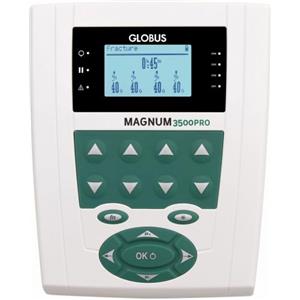 Globus Magnum 3500 Pro - Dispositivo Magnetoterapia Professionale a 4 Canali con 70 Programmi e Intensità di 200 Gauss