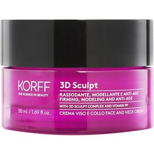 Korff 3D Sculpt Crema Viso e Collo 50 ml - Rassodante, Modellante e Anti-Age con 3D Sculpt Complex e Vitamina PP