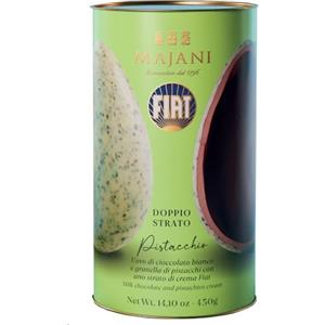 Amanti taste and passion Uovo Cioccolata Fiat Pistacchio Special | Bistrato Cioccolato Bianco e Granella di Pistacchi | Majani dal 1976 | 450 Gr | Uova di Pasqua | Con Sorpresa | Idea Regalo