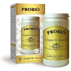 Dr Giorgini PROBIO' POLVERE SOLUBILE Polvere - 100 g (integratore di fermenti lattici probiotici, 20 miliardi di fermenti lattici in 2 misurini)