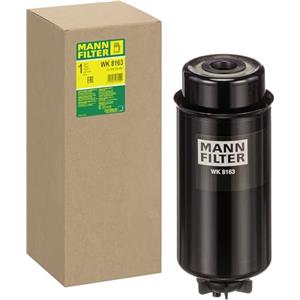 MANN-FILTER WK 8163 Filtro Carburante per Applicazioni Fuori Strada - Dimensioni 83x70x195 mm, Alta Qualità