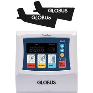 Globus G300M-2 Pressoterapia - Dispositivo con 2 Gambali Taglia L per Benessere e Ritenzione Idrica