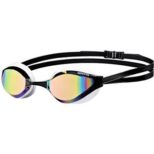 Arena Python Mirror Occhialini da Gara Unisex, Copper/Bianco, TU