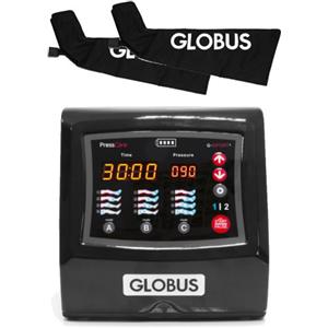 Globus PressCare G-Sport 3 - Dispositivo Professionale per Pressoterapia con 2 Gambali e Fascia Addominale, 3 Programmi di Gonfiaggio, Taglia M