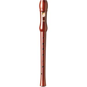Hohner 9555 Flauto Dolce Soprano in Legno di Pero, Brown, Tedesco, Do Maggiore