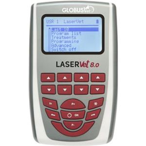 Globus LaserVet 8.0 - Dispositivo portatile per laserterapia veterinaria ad alta potenza con programmi specifici