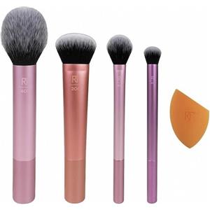 Real Techniques Real-Techniques Makeup-Brushes Face-BrushesEvery Day Essentials Brush Set Blush Brush RT 400 + Setting Brush RT 402 + Deluxe Crease Brush RT 300 + Expert Face Brush RT 200 + Miracle Complexion Sponge 1 Stk. (18,10 € / 1 pz.)