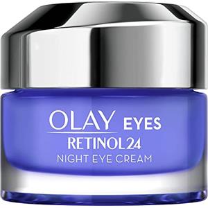 OLAY Contorno Occhi Notte Retinol 24, Idratante e Antirughe, con Retinolo e Vitamina B3, per una Pelle Liscia e Luminosa per 24 Ore, 15ml
