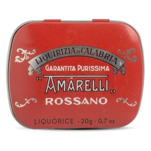 Amarelli Liquirizia Rossa 20g - Confetti Duri di Pura Liquirizia di Calabria