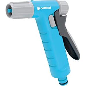 Cellfast Pistola a spruzzo per Doccia da Giardino, irrigatore per Prato, Fiori, Piante, Sistema Safetouch Hydron cellPRO