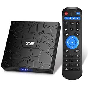 TUREWELL Android 9.0 TV BOX 2GB RAM/16GB ROM Support 2.4/5.0Ghz WiFi BT4.0 RK3318 Quad-Core 4K 3D HD DLNA Smart TV BOX
