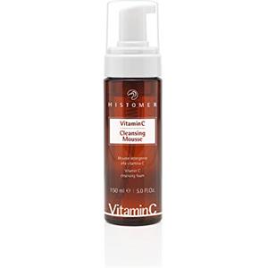 HISTOMER Mousse Detergente Viso con Vitamina C - Illuminante ed Ossigenante - Detergente Viso Pelle Grassa, Sensibile e Secca - 150 ML