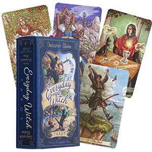 Koolkasa Witch - Set di 78 carte tarocchi per principianti, portatili, con istruzioni (lingua italiana non garantita), con scatola colorata per giochi di carte, regalo misterioso per amici
