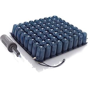 p age Cuscino antidecubito a bolle d'aria a microinterscambio in PVC antidecubito a 2 sezioni 50X46 H10CM Art. ST858/2