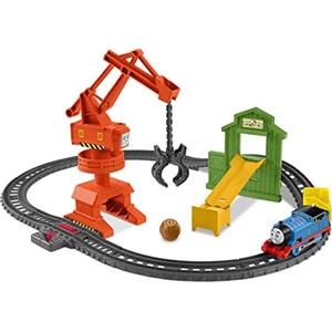 THOMAS & FRIENDS Il Trenino Thomas Trackmaster Playset Pista Cantiere della Gru, per Bambini 4+ Anni, GHK83