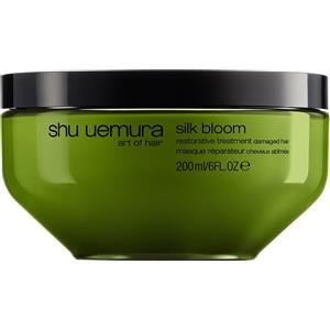Shu Uemura Silk Bloom Restorative Treatment 200 ml - Maschera Ricostituente per Capelli Danneggiati con Ceramidi e Olio di Argan