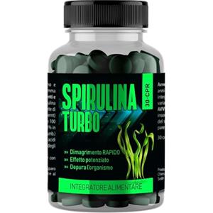 ALOHALABS Spirulina - Integratore Naturale Dimagrante con Alga Spirulina Pura - Supporto al Metabolismo, Energia e Controllo del Peso - 60 Compresse Vegane da 500mg AlohaLabs
