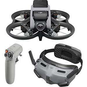 DJI Avata Explorer Combo - Drone FPV con fotocamera, quadricottero UAV, video stabilizzati in 4K, FOV di 155°, freno d'emergenza e volo stazionario, nuovo RC Motion 2 e visore Goggles Integra