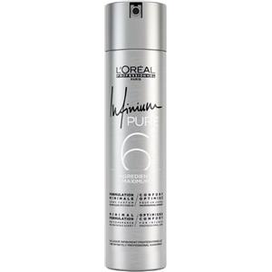 L'Oréal Professionnel Lacca Infinium Pure Strong 300 ml - Fissaggio Forte, Ipoallergenica e Inodore