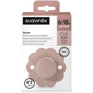 SUAVINEX EXCLUSIVAS RIMAR SL Succhietto Wonder Sx Pro 6-18 Mesi Pale Mauve Suavinex 1 Pezzo