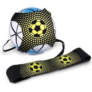 WinGluge Trainer da Calcio Accessori L'Allenamento Individuale, Cintura Calcio Elastica Regolabile, Attrezzatura Banda Elastica per Palloni da Calcio per Controllo Palla e Pallone Regalo per Bambino