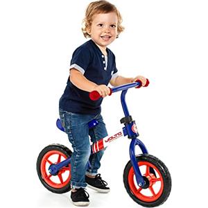 M MOLTO Bicicletta senza pedali - Minibike Blu - senza casco