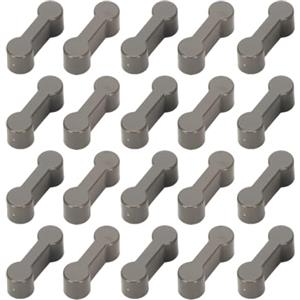 NHPY 20 Pezzi Super Expansion Rail, Train Track Accessories, Agguinte Connettori Che Si Adattano Per Ferrovia In Legno, Trenino Giocattolo(3.5 * 0.6 * 1Cm)