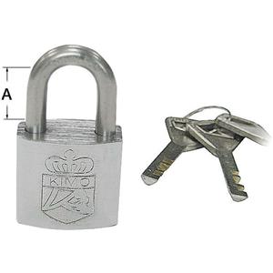 Osculati Kit 4 Lucchetti Inox 20x30 mm con Sistema di Sicurezza ABLOY