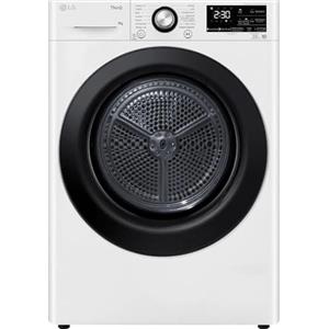 LG RH90V9AVBN - Asciugatrice con pompa di calore, 9 Kg, Inverter, Wi-Fi, Classe energetica A+++