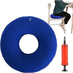 AIPWEYT Store Cuscino Circolare In Fibra Cava Siliconata, Cuscino Antidecubito a Ciambella,Cuscino Gonfiabile A Ciambella Cuscino Emorroidi Gonfiabile Nascita del Bambino, Prostatite per Gravidanza Emorroidi-38cm