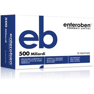 Bioartis Enteroben 500 Miliardi Integratore Alimentare, 10 Stick Pack