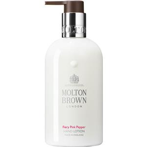 Molton Brown Fiery Pink Pepper Lozione Mani 300 ml - Idratante con Pepe Rosa, Zenzero e Patchouli