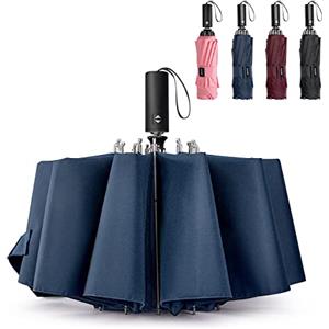 G4Free UPF 50+ protezione UV 150 pollici grande ombrello da viaggio inverso, 10 costole antivento compatto blocco solare invertito ombrello auto automatico aperto