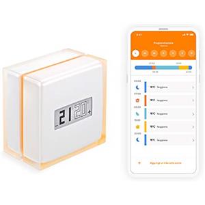 Netatmo NTH01-IT-EC Termostato Intelligente per Caldaia Individuale Versione Inglese, 240 V