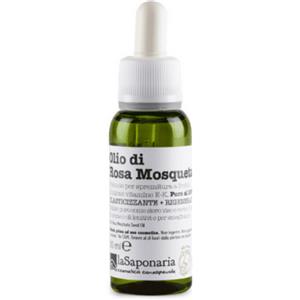 La Saponaria Olio di Rosa Mosqueta 30ml - Elasticizzante e Rigenerante per Pelle e Capelli