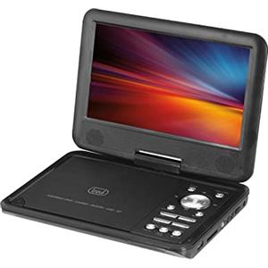 Trevi PDX 1409 S2 Lettore DVD Portatile 9, USB, SD, Presa Cuffia, Presa Accendisigari 12V, Batteria Ricaricabile, Gamepad con CD Videogiochi Incluso