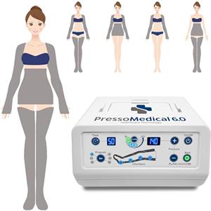 MESIS PressoMedical 6.0 Pressoterapia Medicale: dotazione Complete (con 2 gambali + Kit Slim Body + 2 Bracciali)