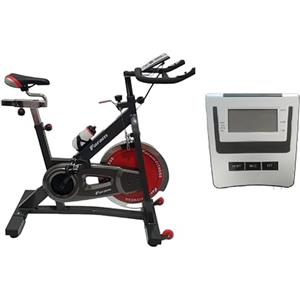 Generic CYCLETTE BICI DA SPINNING SPIN BIKE FARAM 709 VOLANO 24 KG A CINGHIA CON FRENO DI EMERGENZA E DISPLAY