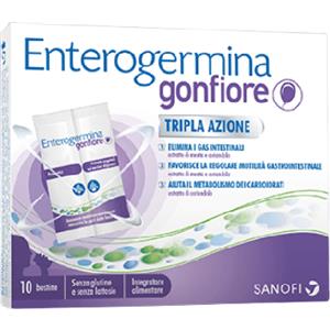 OPELLA HEALTHCARE ITALY SRL Opella Healthcare Enterogermina Gonfiore Addominale Integratore Elimina Gas 10 Bustine