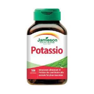 Jamieson Potassio - Integratore Alimentare in Compresse per il Benessere Muscolare, 100 Compresse, Senza Glutine e Lattosio