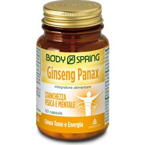 BODY SPRING Ginseng Panax - Integratore Alimentare Tonico in Capsule