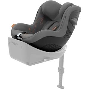 CYBEX Gold Seggiolino Auto Sirona G i-Size Comfort, Per Bambini da 3 Mesi a 4 Anni (Dalla Nascita con Riduttore per Neonati), Max. 19 kg, 61 - 105 cm (Da 40 cm con Riduttore per Neonati), Lava Grey